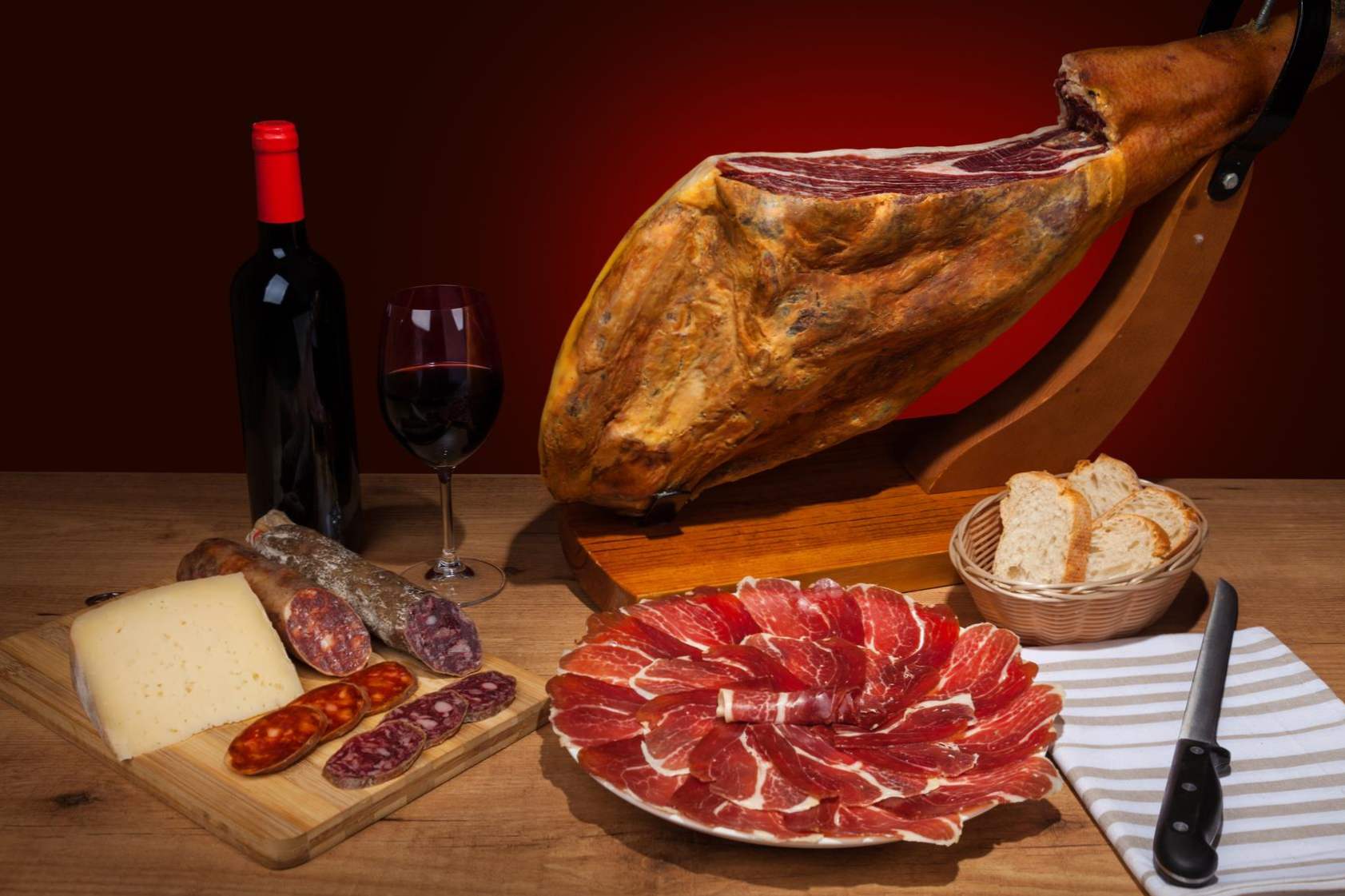 Calorías bocadillo de jamón
